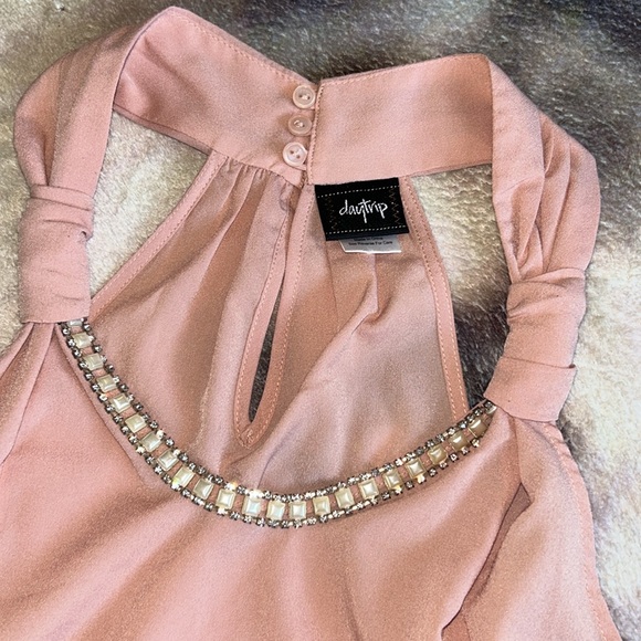 2 Peach Colored Dress Tops Size S - Picture 14 of 14